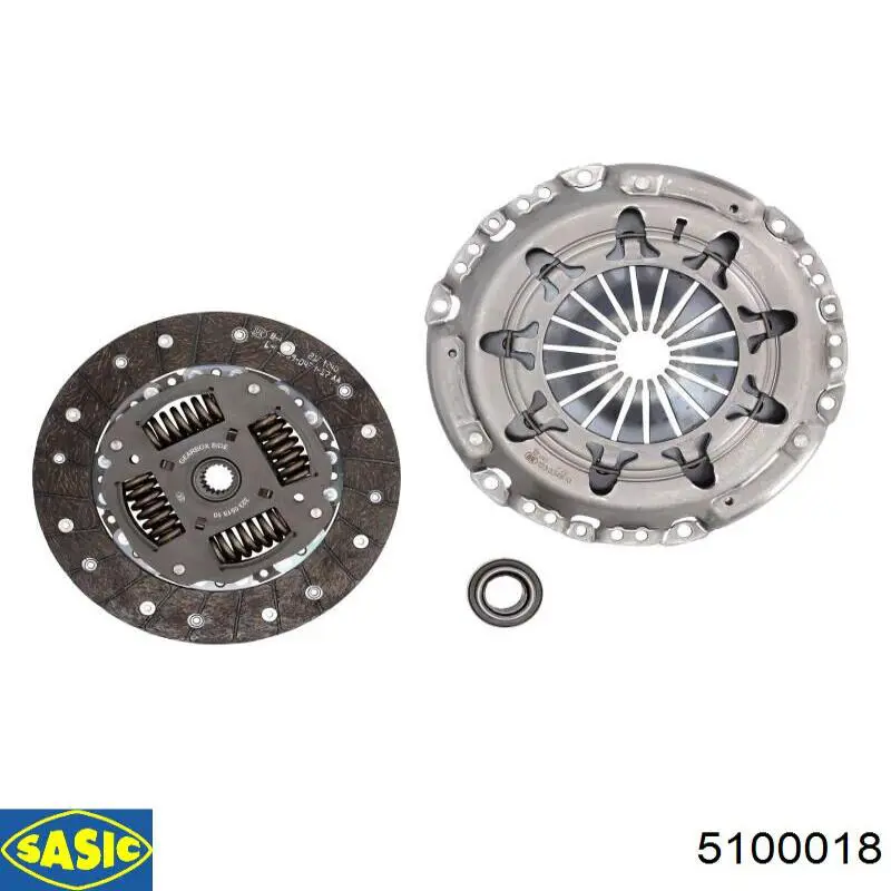 Комплект зчеплення (3 частини) Sasic 5100018 ціна, від 110.33 USD