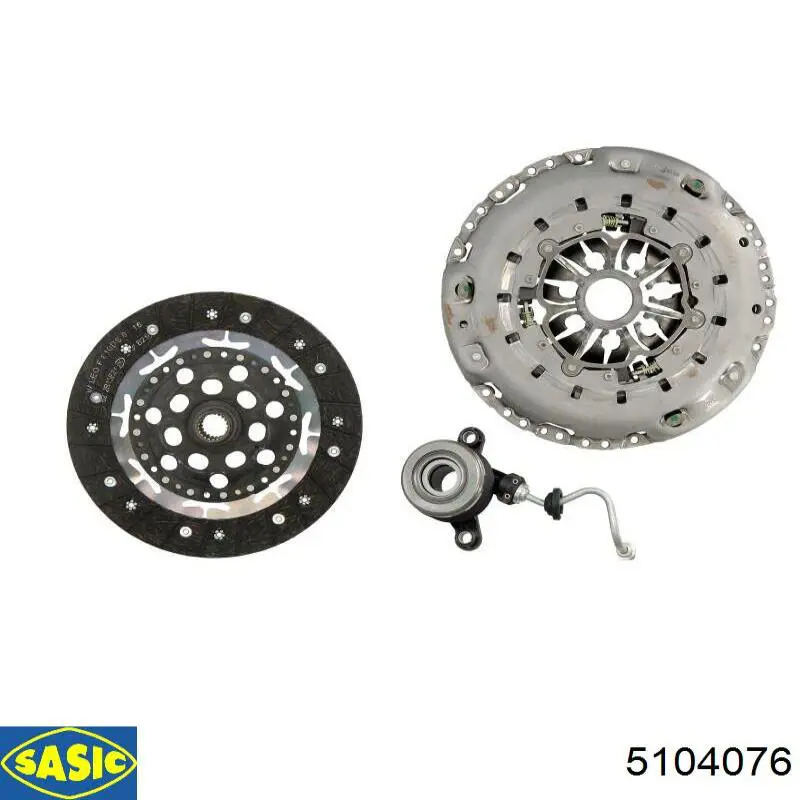 Комплект зчеплення (3 частини) Sasic 5104076 ціна, від 106.34 USD