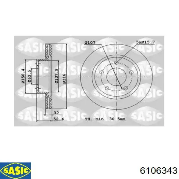Гальмівні диски передні AR85182XPR Power Stop