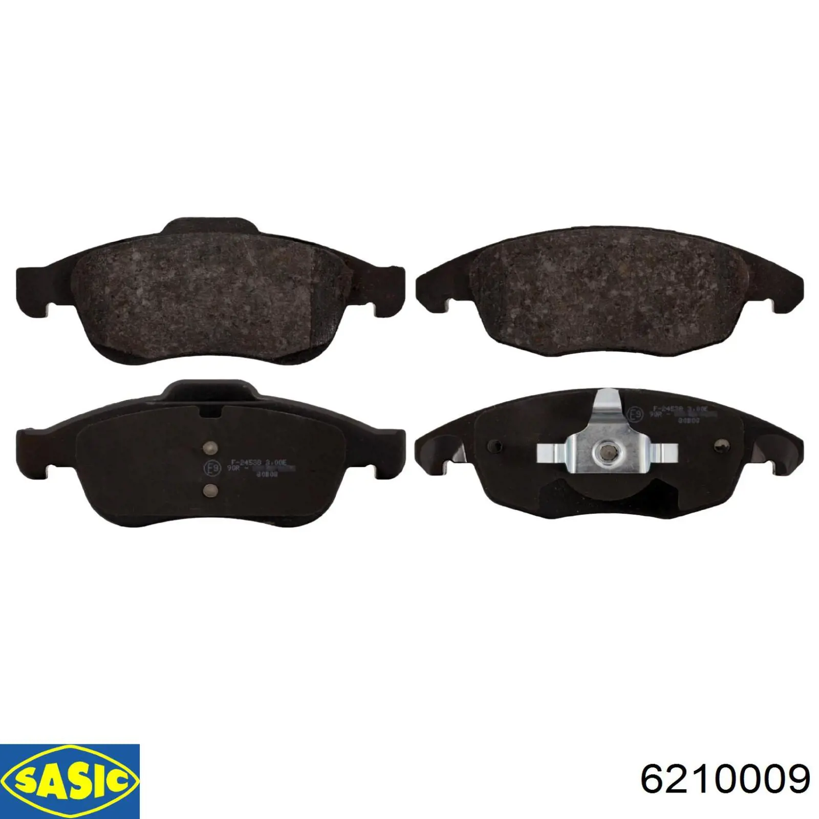 6210009 Sasic Передні гальмівні колодки