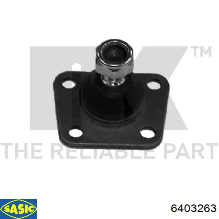 Кульова опора, верхня Sasic 6403263 ціна, від 11.27 USD