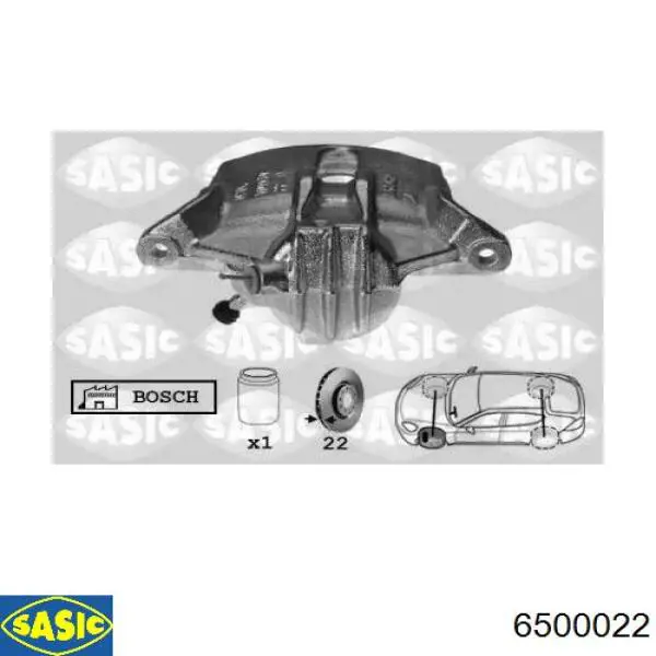 Супорт гальмівний передній лівий Sasic 6500022 ціна, від 19.00 USD