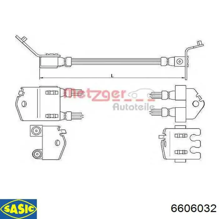 Гальмівний шланг Ford 4060852