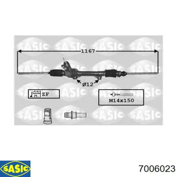 Рульова рейка CI9205R AGR