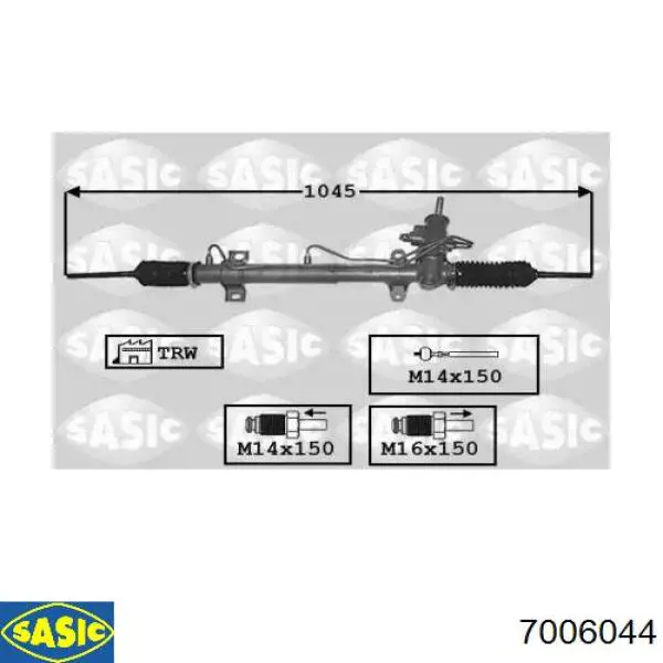 Рульова рейка R2510 Motorherz