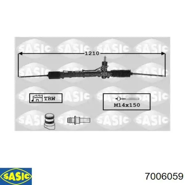 Купити FI9205R AGR Рульова рейка
