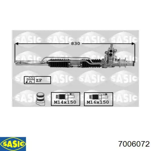 Купити GM52 WAT Рульова рейка