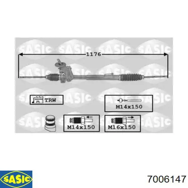 Рульова рейка SE9202R AGR