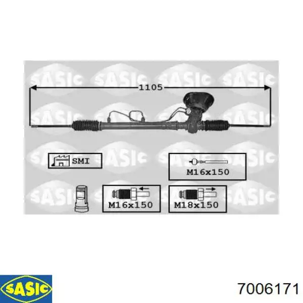 Купити RE250R MSG Рульова рейка