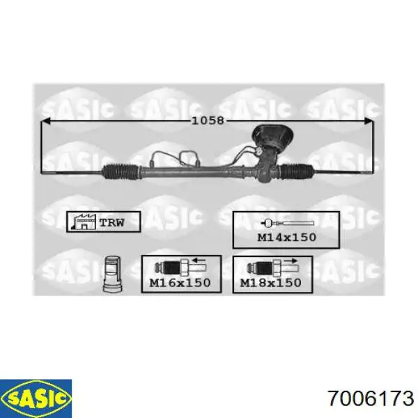Купити RE251R MSG Рульова рейка