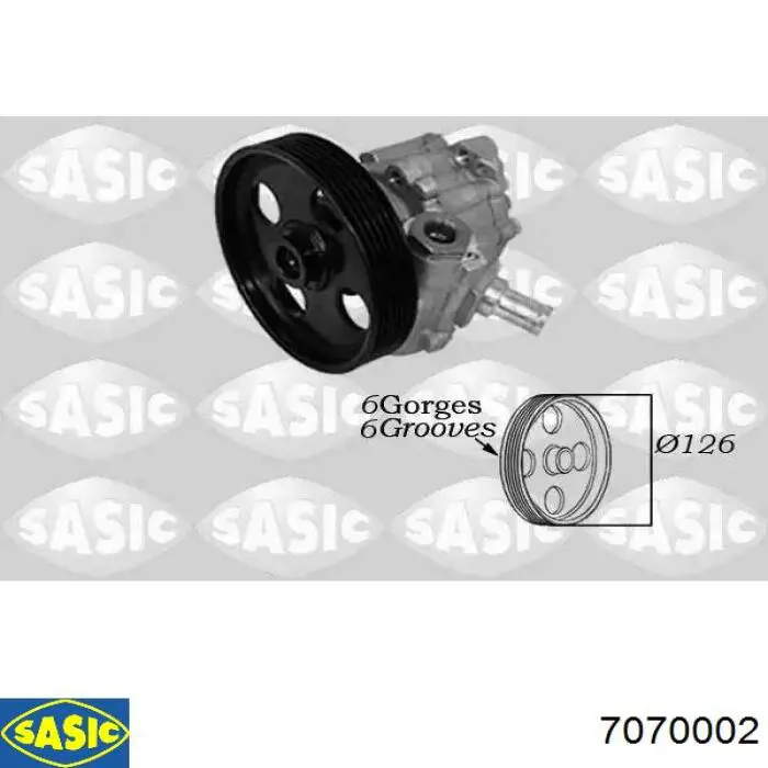 Насос ГПК Sasic 7070002 ціна, від 81.74 USD