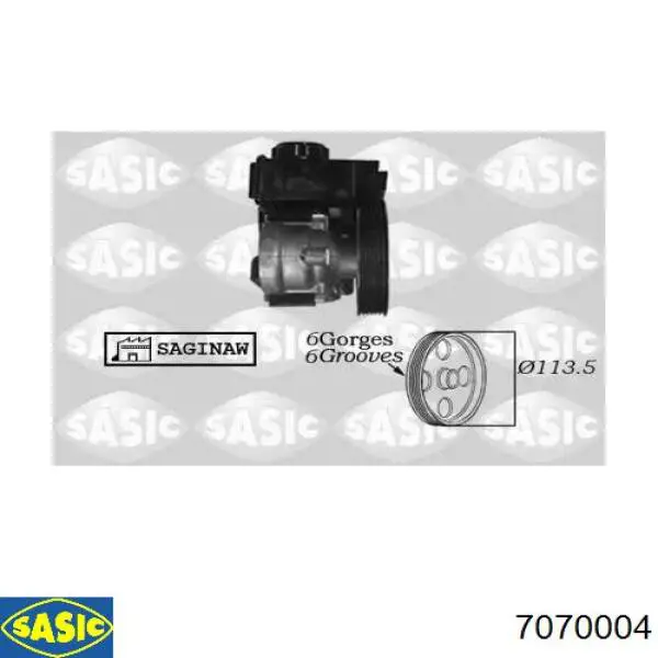 Насос ГПК Sasic 7070004 ціна, від 105.78 USD