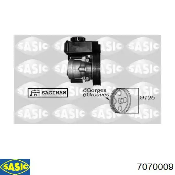Насос ГПК Sasic 7070009 ціна, від 79.36 USD