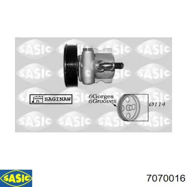 Насос ГПК Sasic 7070016 ціна, від 78.80 USD