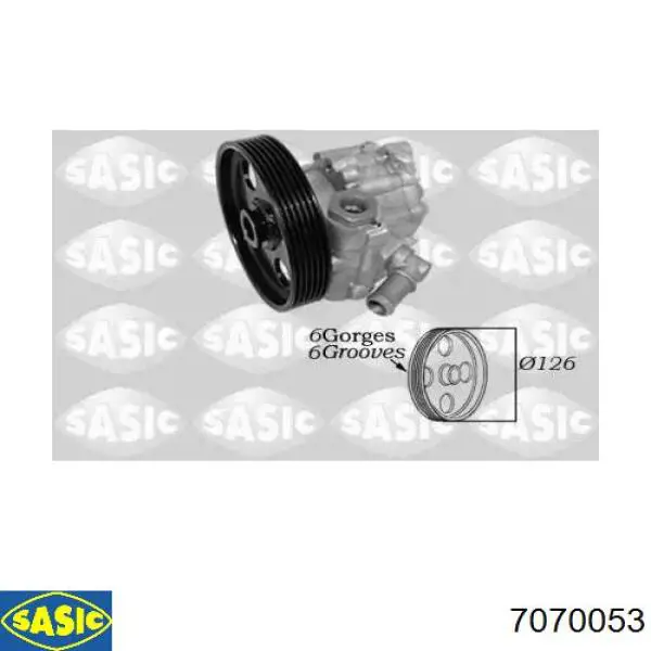 Насос ГПК Sasic 7070053 ціна, від 84.06 USD