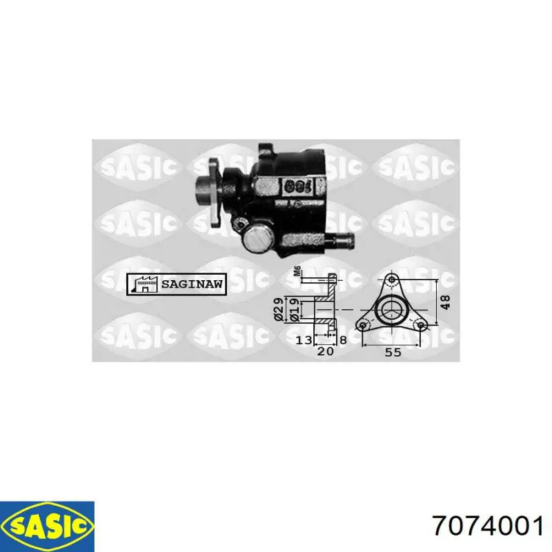 Насос ГПК Sasic 7074001 ціна, від 116.05 USD