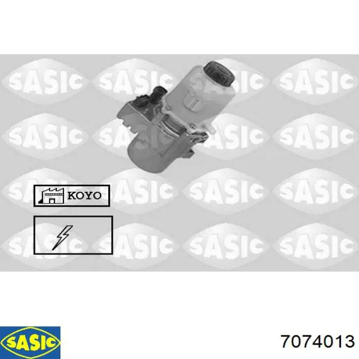Насос гідропідсилювача керма (ГПК) 7074013 Sasic