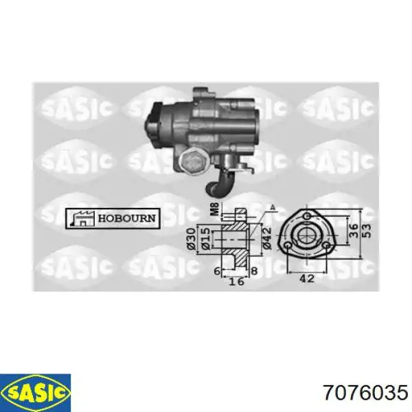 Насос ГУР QVB101581 Rover