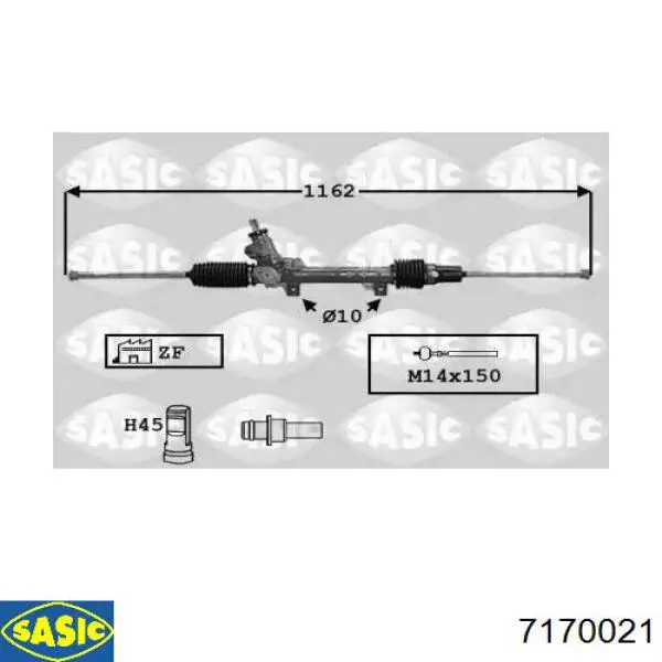 Управління рульове в зборі Sasic 7170021 ціна, від 223.90 USD
