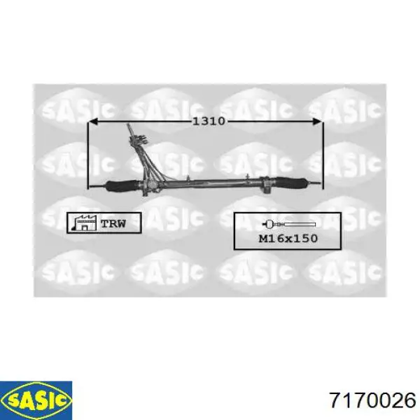Купити CI9227R AGR Рульова рейка