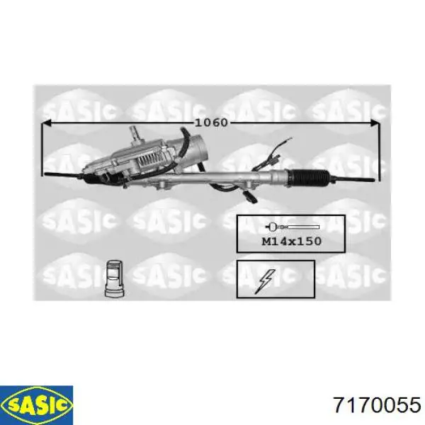 Купити 9671732080 Peugeot/Citroen Рульова рейка