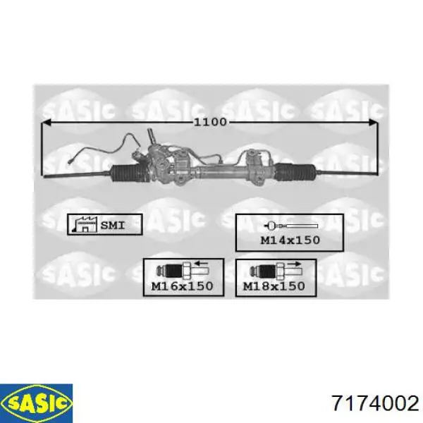 Рульова рейка RE9234R AGR