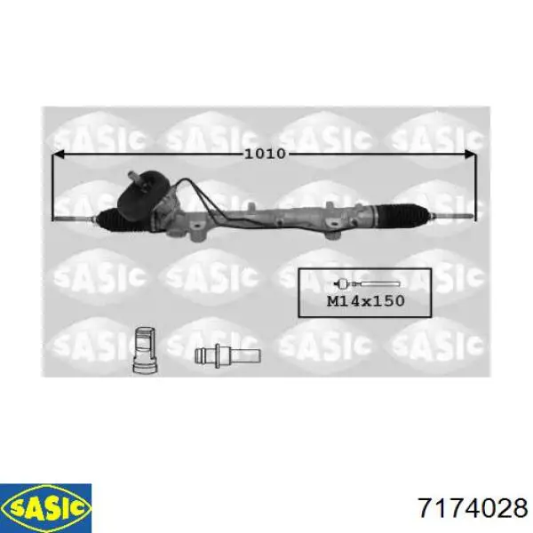 2GS5561 GS Рейковий рульовий механізм
