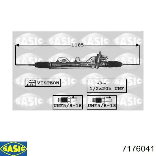 Рульова рейка FO9202R AGR