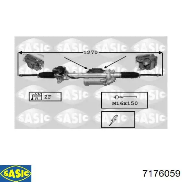 Рульова рейка SGA514L Lenco