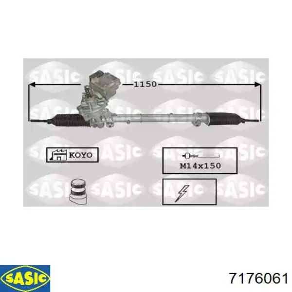 Купити ME9101R AGR Рульова рейка