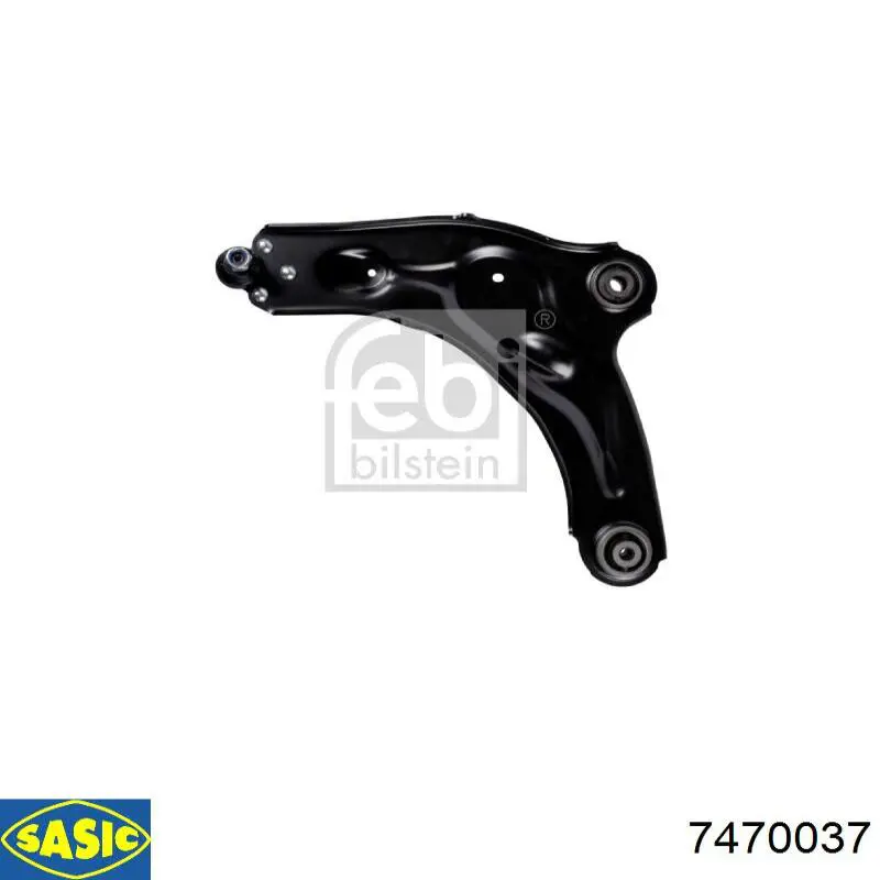 Важіль передньої підвіски нижній, правий Sasic 7470037 ціна, від 101.47 USD
