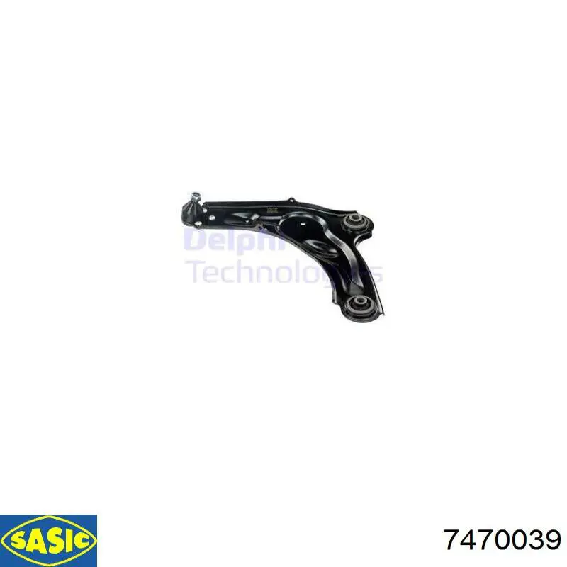 Важіль передньої підвіски нижній, правий Sasic 7470039 ціна, від 42.91 USD