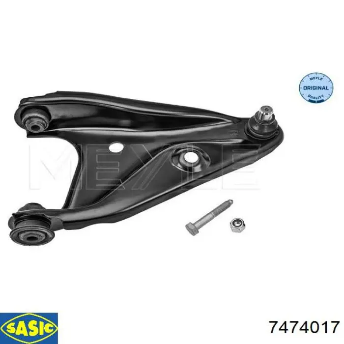 Важіль передньої підвіски нижній, правий Sasic 7474017 ціна, від 28.40 USD