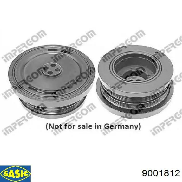 Шків колінвала (демпфер ) Kamoka RW014 ціна, від 131.00 USD