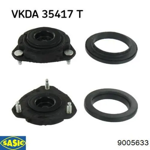 Опора стійки амортизатора переднього Sasic 9005633 ціна, від 15.49 USD