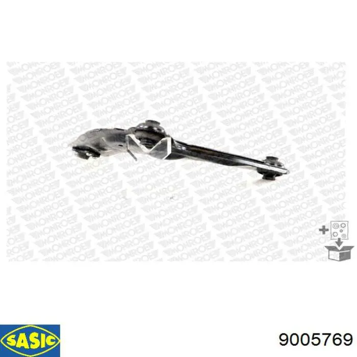 Важіль передньої підвіски нижній, правий 9005769 Sasic