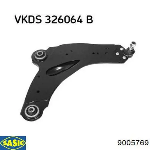 Важіль передньої підвіски нижній, правий Sasic 9005769 ціна, від 66.23 USD