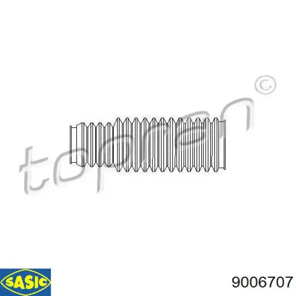 Пильник рульової тяги Sasic 9006707 ціна, від 4.68 USD