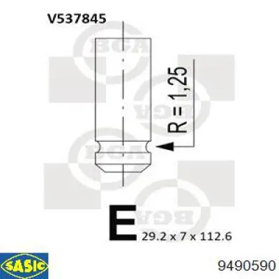Вихлопний клапан Freccia 4231 ціна, від 5.82 USD