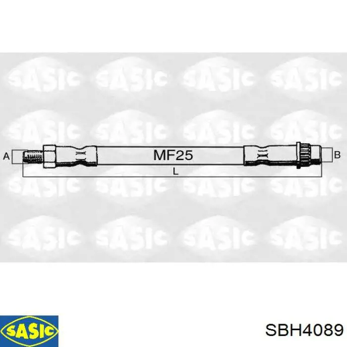 SBH4089 Sasic шланг гальмівний передній