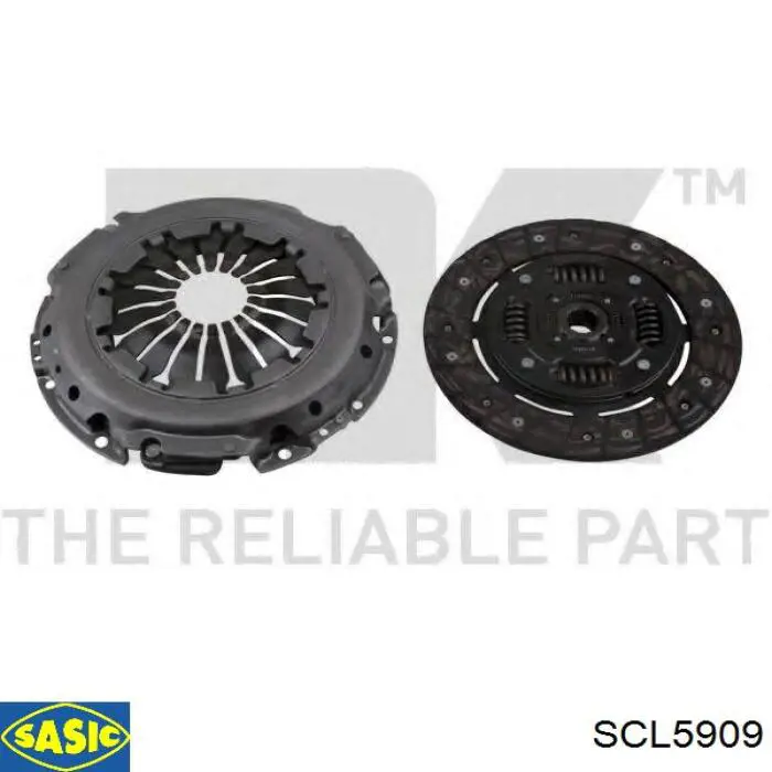Купити SCL5909 Sasic Комплект зчеплення (диск, корзина, підшипник)