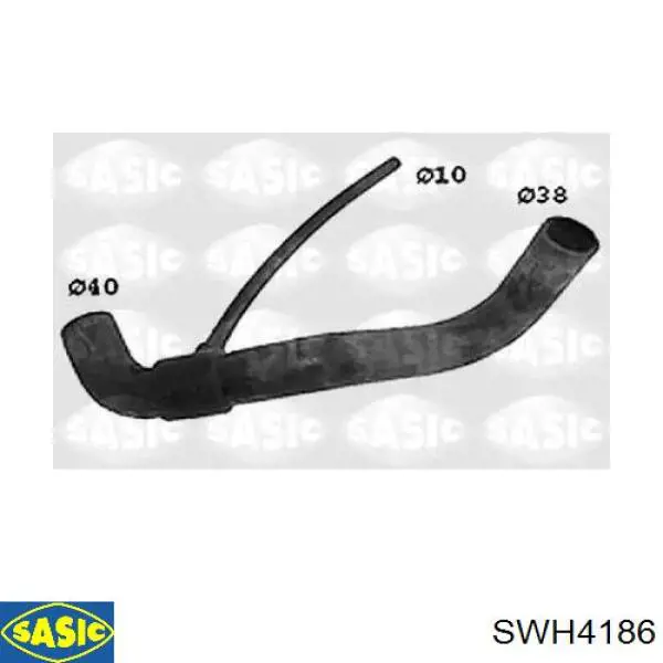 Шланг/патрубок радіатора охолодження, нижній Sasic SWH4186 ціна, від 17.99 USD