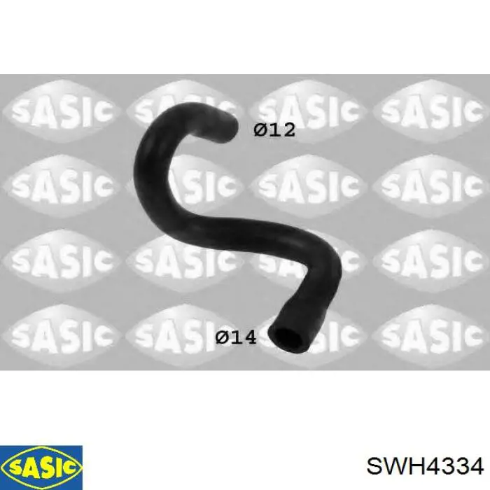 Купити SWH4334 Sasic Шланг/патрубок радіатора охолодження, верхній