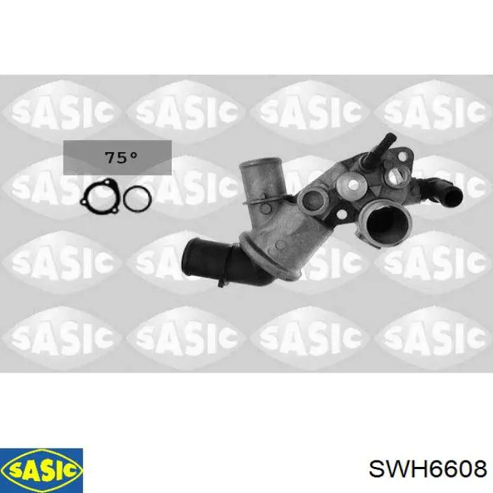 Купити SWH6608 Sasic Шланг/патрубок радіатора охолодження, верхній