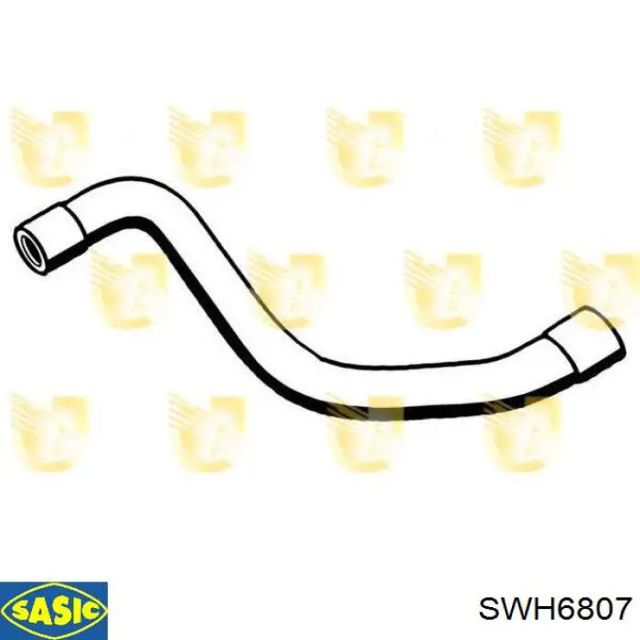 Шланг/патрубок радіатора охолодження, верхній Sasic SWH6807 ціна, від 6.34 USD