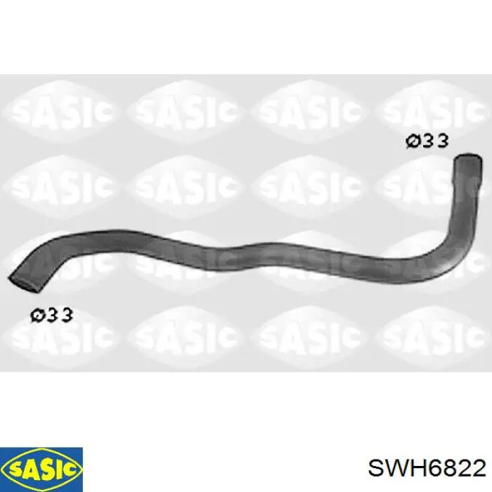 Шланг/патрубок радіатора охолодження, верхній SWH6822 Sasic