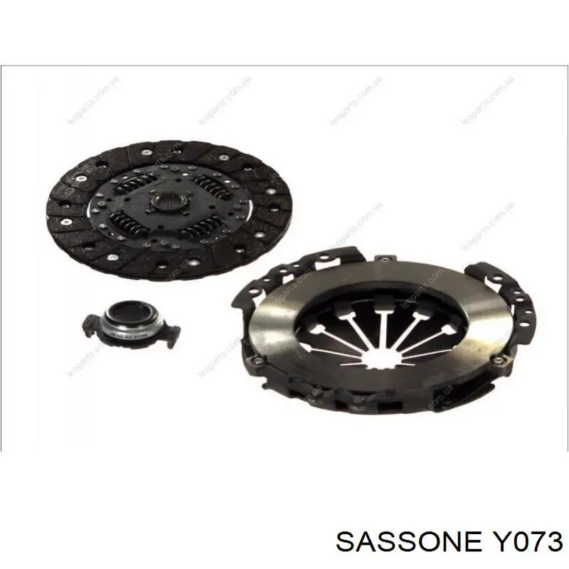 Комплект зчеплення (диск, корзина, підшипник) Y073 SASSONE