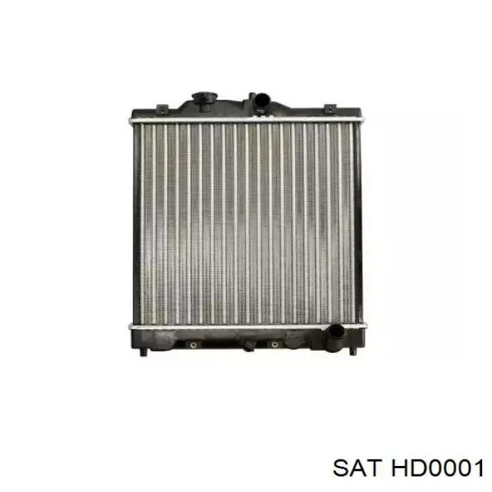 HD0001 SAT Радіатор охолодження двигуна
