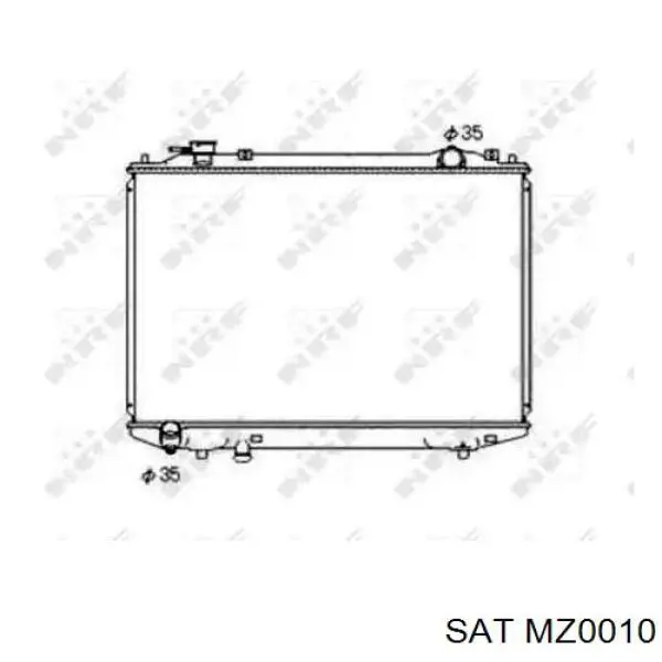 Радіатор основний SAT MZ0010 ціна, від 99.89 USD