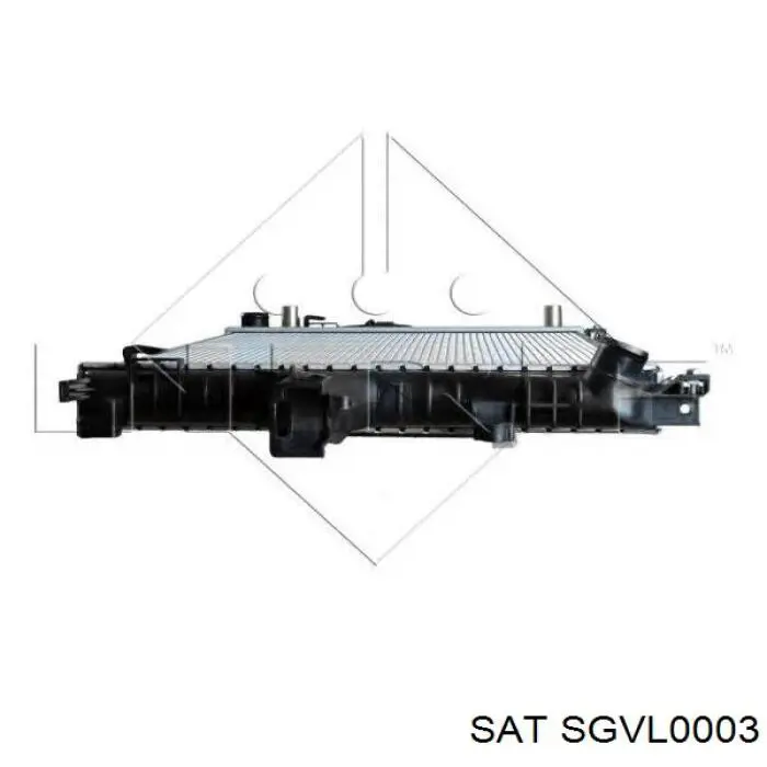 Радіатор 36002407 Volvo